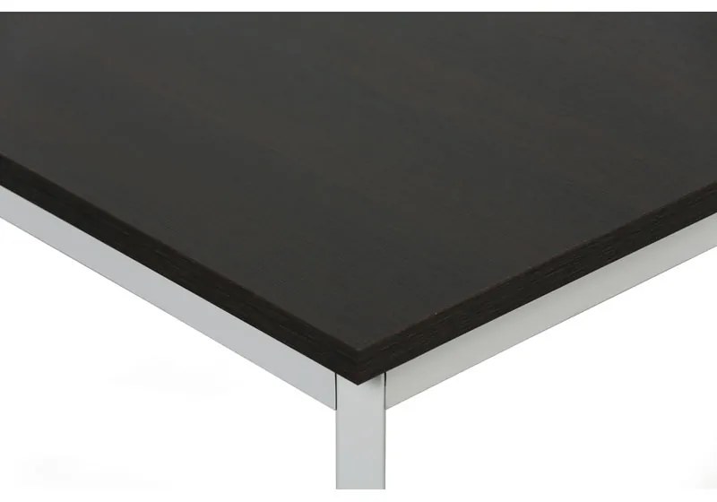 Jedálenský stôl TRIVIA, 800 x 800 mm, sivá podnož, wenge