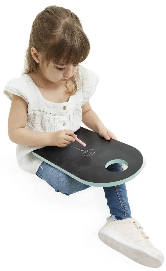 Obojstranná prenosná drevená tabuľa na zavesenie