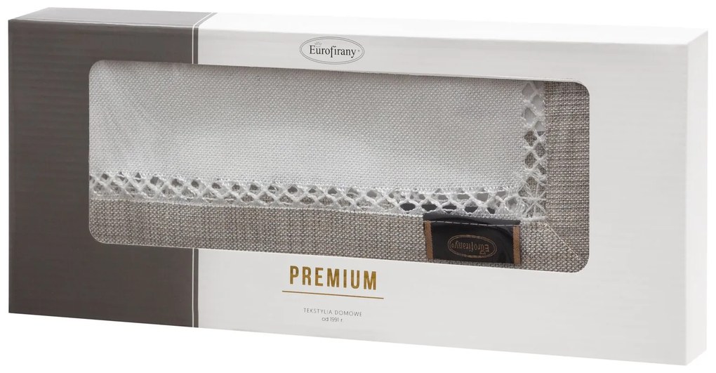 SADA 4 KS PRESTIERANIE NA STÔL EMMA 30X40 CM BIELY