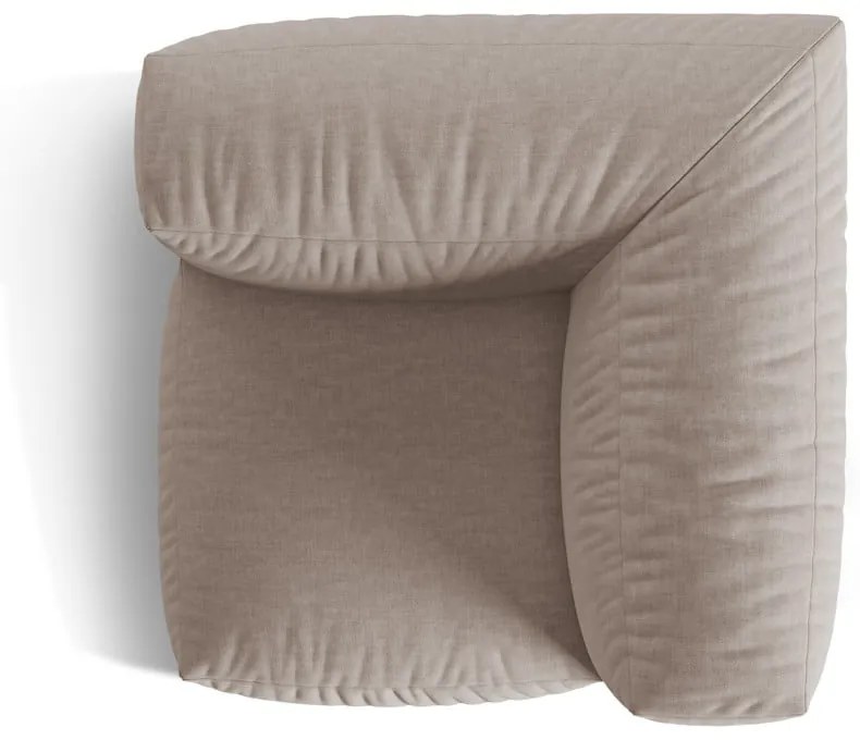 Béžový modul pohovky (variabilný) Martina – Micadoni Home