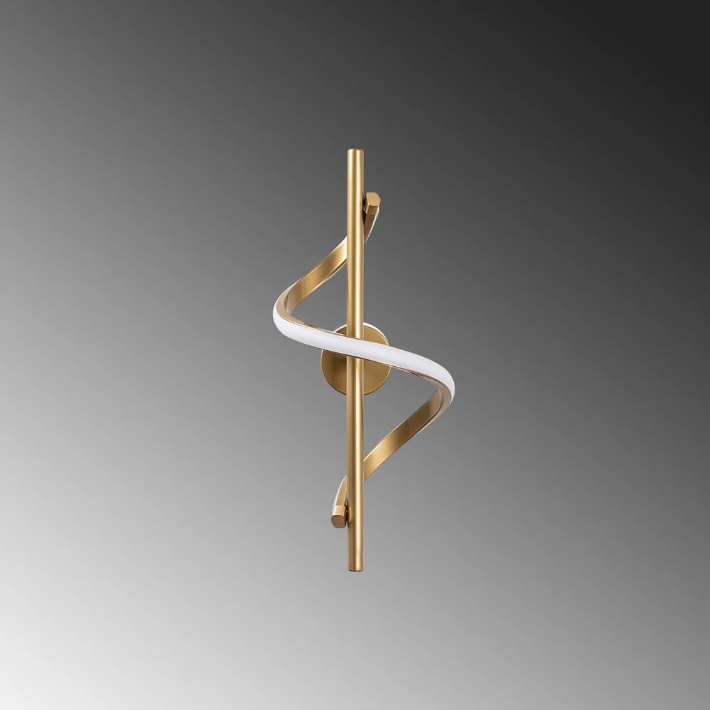 Nástenné LED svietidlo Likma zlaté