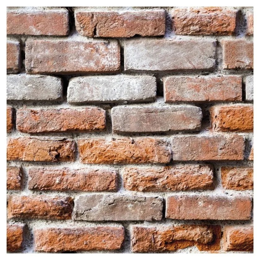 Samolepka na stenu Ambiance Woodstock, 60 × 60 cm