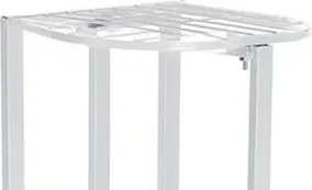 Stojan na kvety biely