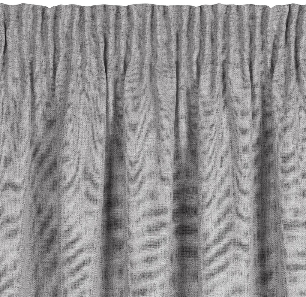 ZÁVES NA PÁSKE JULA2 140X270 CM STRIEBORNÁ