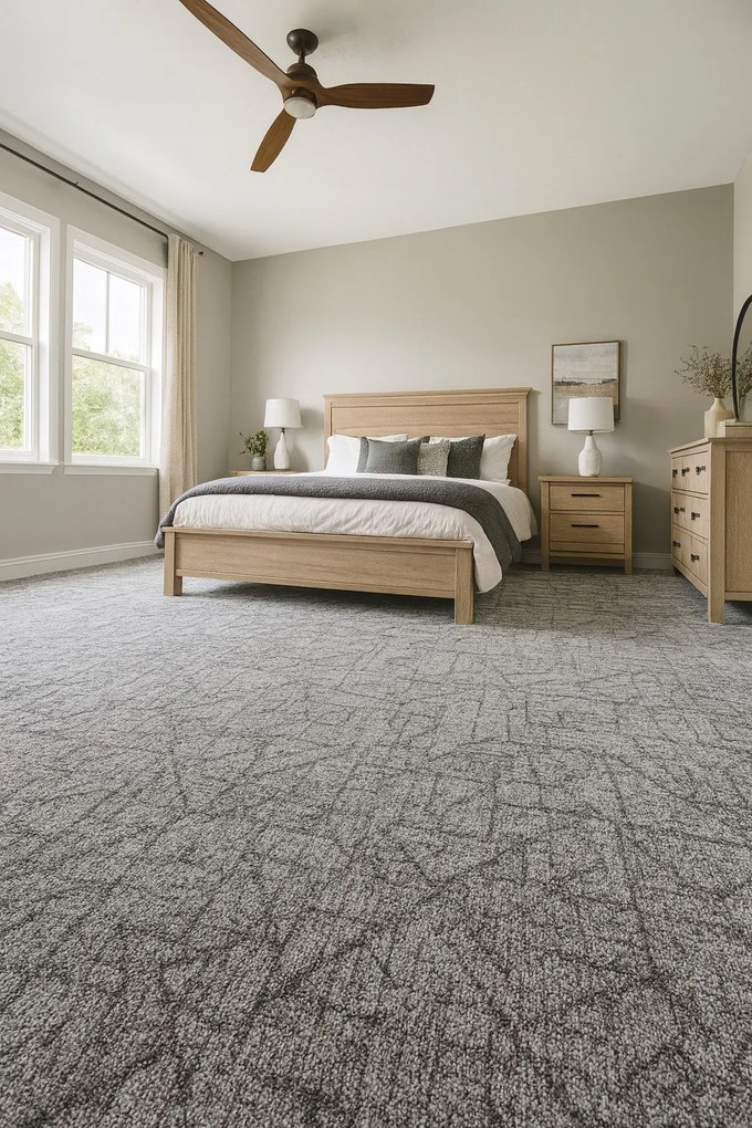 ITC, AKCIA: 85x290 cm Koberec metráž Bossanova 95, šíře, šedá, filc, obývacia izba