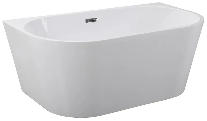 Voľne stojaca vaňa Vica New 150/80 so sifónom Klik Klak s obdĺžnikovým prepadom slim chróm