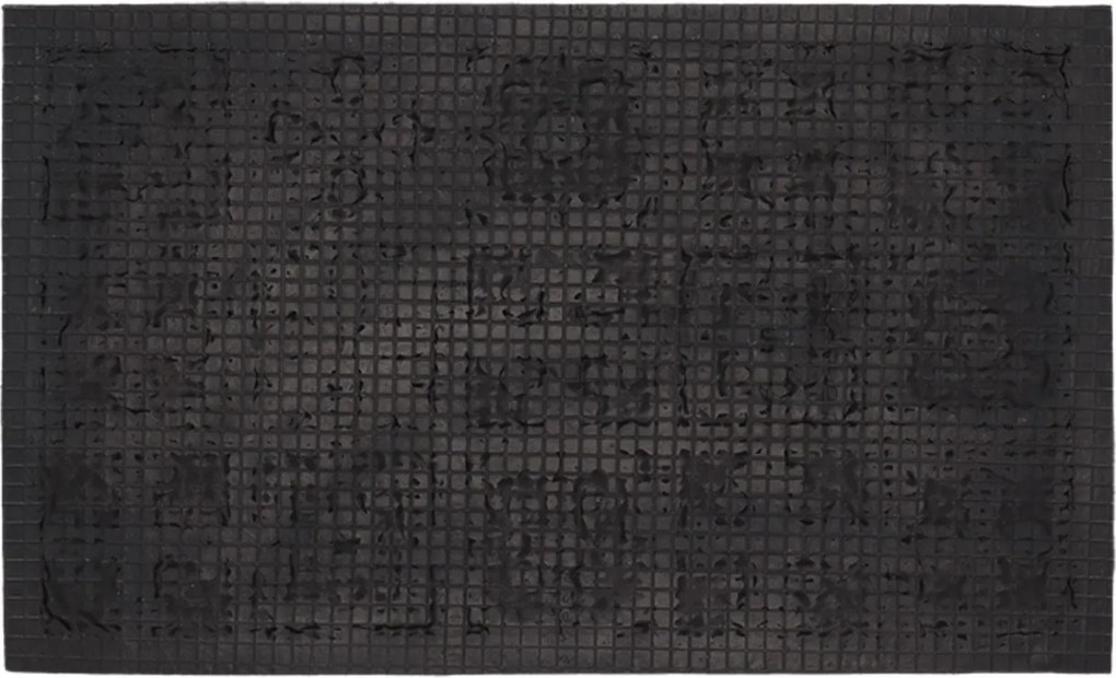 Rohožka MOSAIC 75x45 cm hnědá/černá