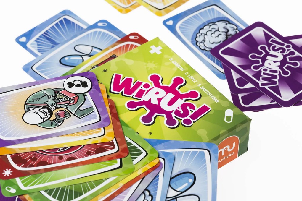 KIK Kartová hra MUDUKO Virus Party Game 8+