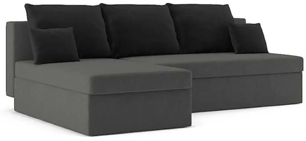 Rohová rozkladacia sedačka SUNNY,200x75x140,haiti 14/haiti 17,ľavá