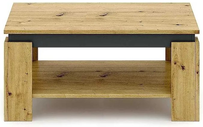 Konferenčný stolík Hudson B, dub artisan / antracit