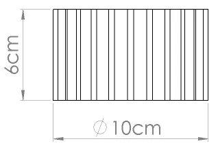 Sollux SL.1822 - Bodové svietidlo AURA 1xGX53/10W/230V 6 cm červené