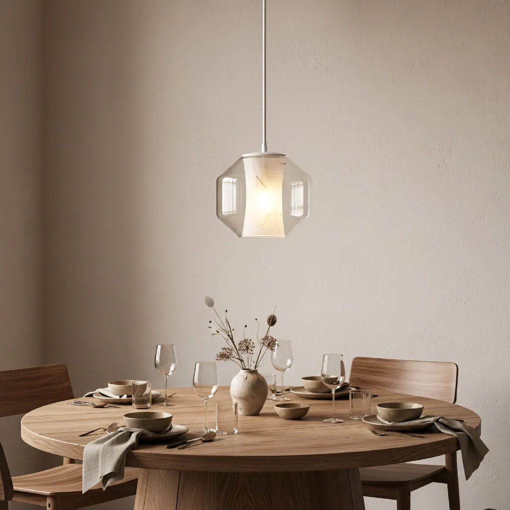 Toolight - závesné svietidlo MARBLE E27 60W APP908-1CP, imitácia mramoru, OSW-06674