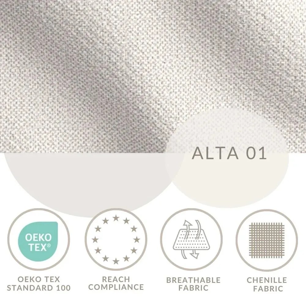 Krémová boxspring posteľ s úložným priestorom 200x200 cm Blend – Maison de Rêve