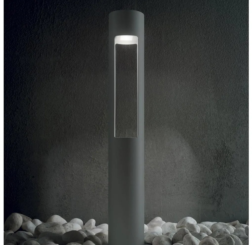 Ideal Lux - Vonkajšia lampa ACQUA 1xG9/15W/230V 60 cm IP44 antracit