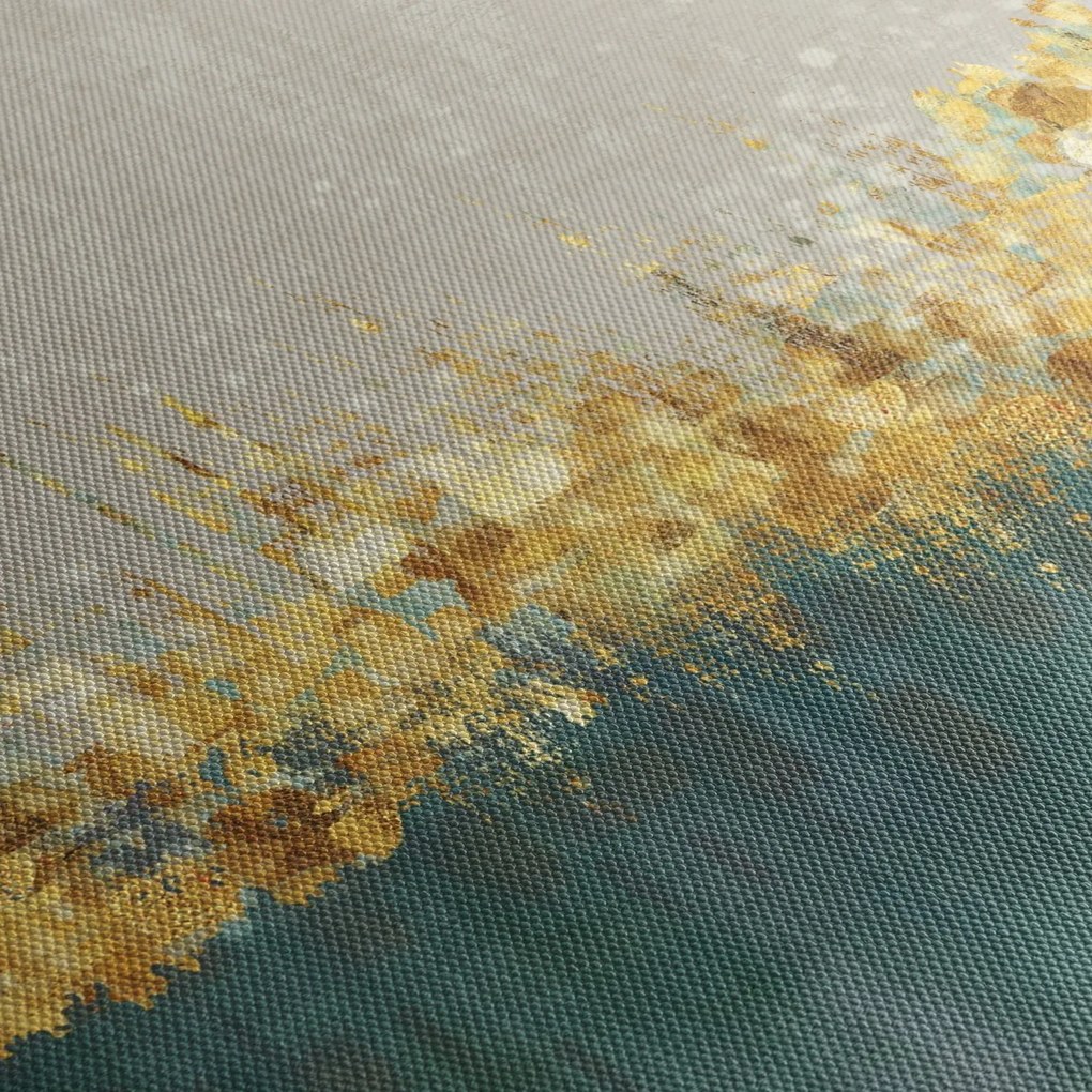 Obraz - Textúra so zlatým dekorom (90x60 cm)