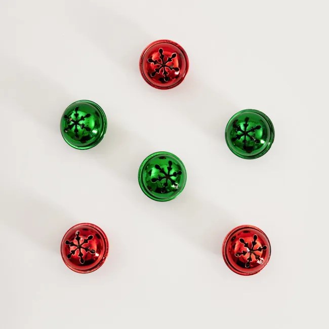 Závesná vianočná dekorácia RIJA AMERI červená / zelená 753794 (6 ks)