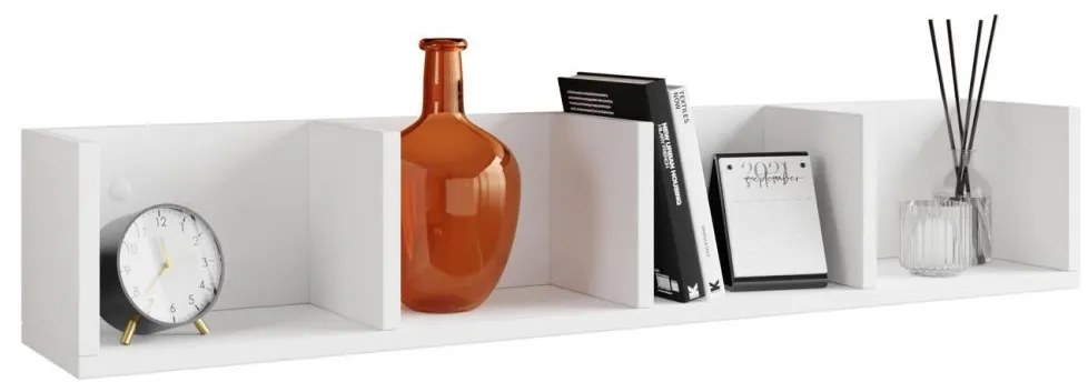 Nástenná polica LOTIKO 17x95 cm biela