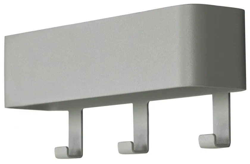 Zeleno-sivý kovový nástenný vešiak s poličkou Dax Play – Spinder Design