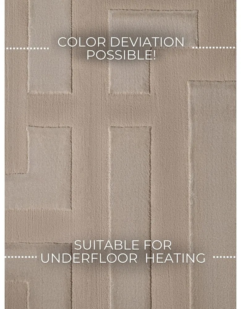 Béžový koberec 160x235 cm Perles Onyx – Elle Decoration