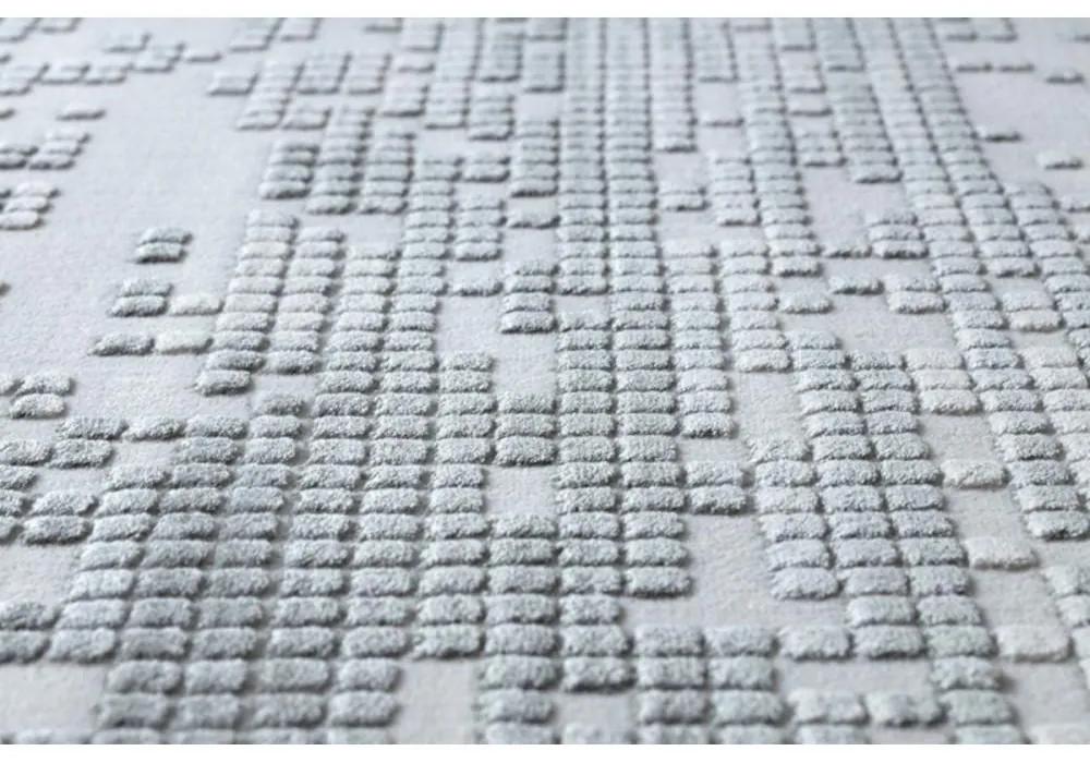 Luxusný kusový koberec akryl Tonya šedý 240x340cm
