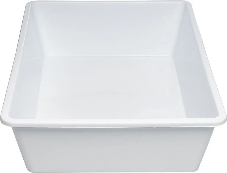 usporadejto.cz 2. akosť - Organizér, úložný box do hlbokých skríň a špájz, TRAY - 50 x 34 x 12cm, biela