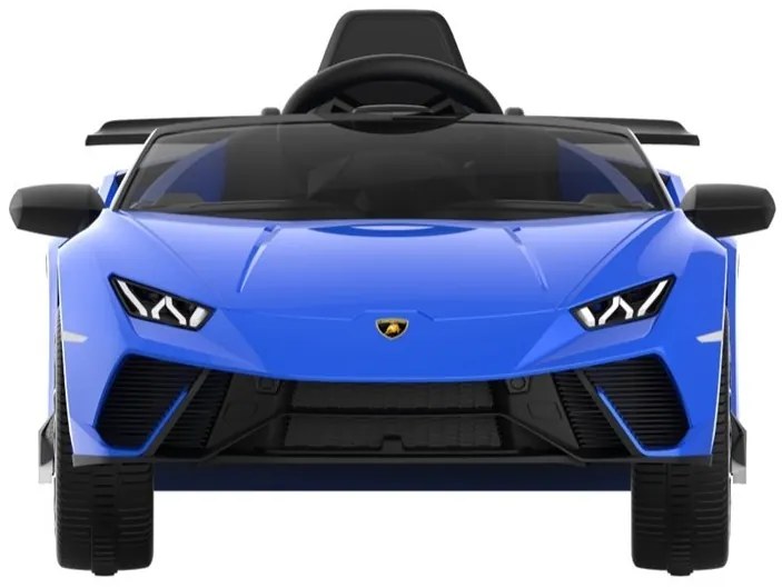 LEAN CARS ELEKTRICKÉ AUTÍČKO - LAMBORGHINI HURACAN - NELAKOVANÉ MODRÉ - 4x45W MOTOR - 12V4,5 AH BATÉRIA - 2023