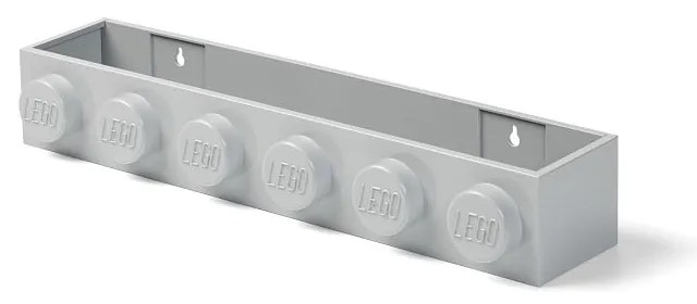 Detská sivá nástenná polička LEGO® Sleek
