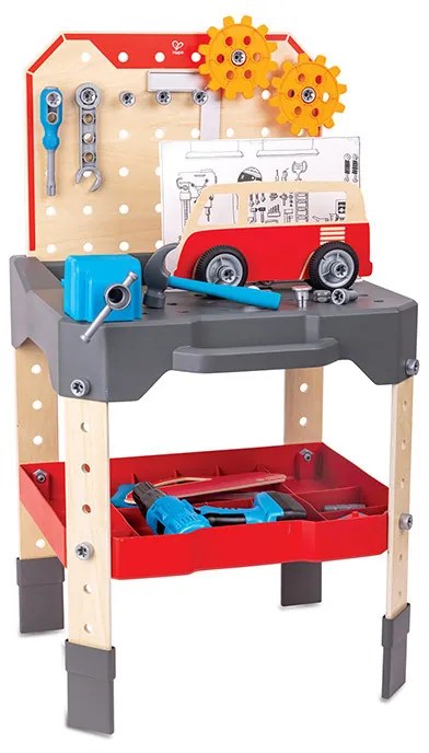 Mladý vynálezca - Pracovný ponk - servis a oprava vozidiel - 71 ks