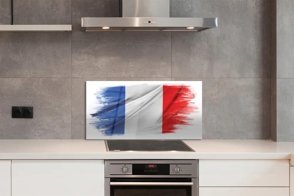 Nástenný panel  vlajka Francúzsko 120x60 cm