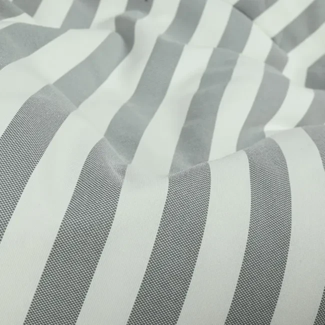 Sedací vak Sako Riviera so sivými pruhmi OUTDOOR