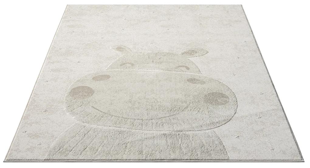 Dekorstudio Detský koberec MARA 703 Hroch Rozmer koberca: 160x230cm