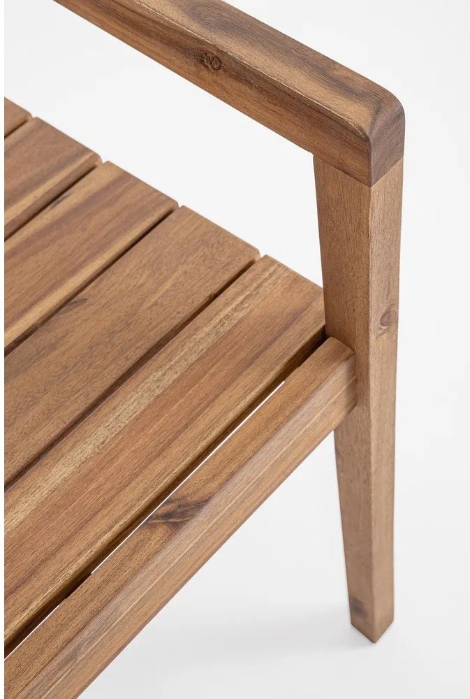 Drevená záhradná stolička v prírodnej farbe Rodano – Bizzotto