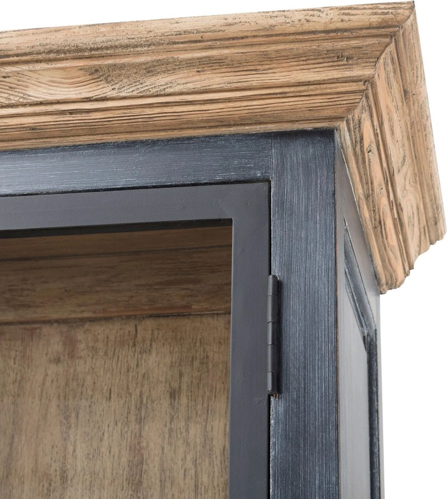 Kredenc Gordes 110 x 46 x 230 old black & natural