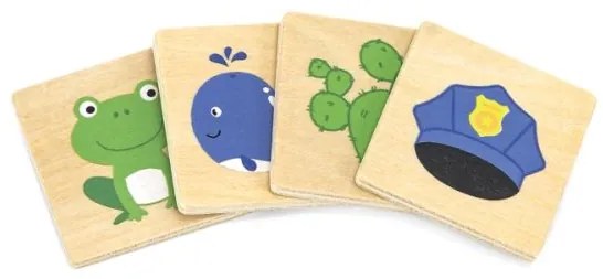 Viga Drevené puzzle - Farby