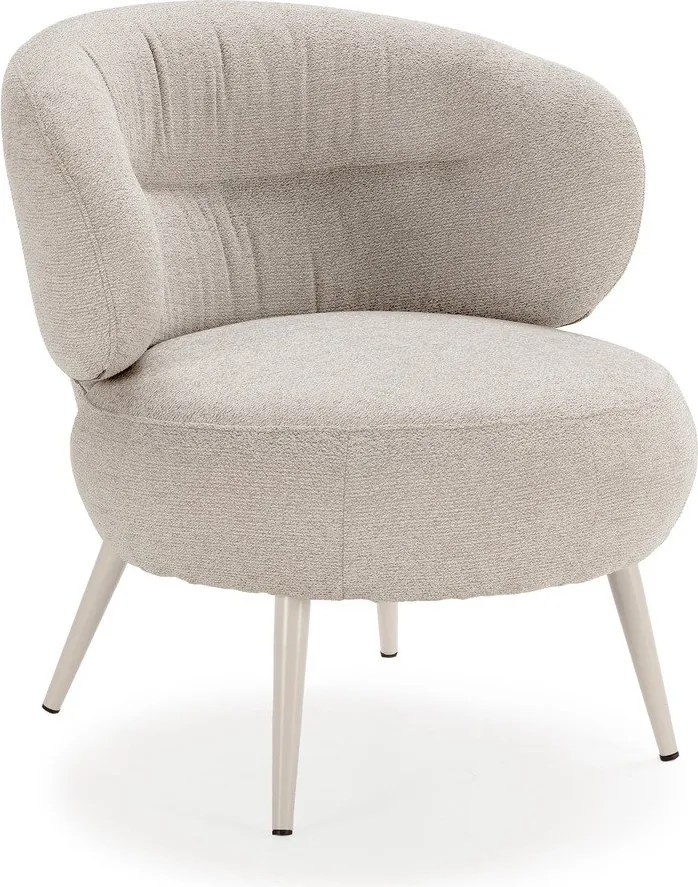 Béžové kreslo Liva – MOME