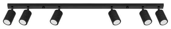 Brilagi - LED bodové svietidlo CRESTO 6xGU10/10W/230V čierna