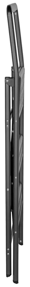 Sivé schodíky Wenko Compact, výška 114,5 cm