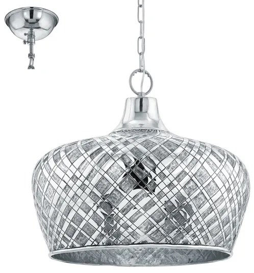 Eglo 49677 - Závesné svietidlo SALTASH 1xE27/60W