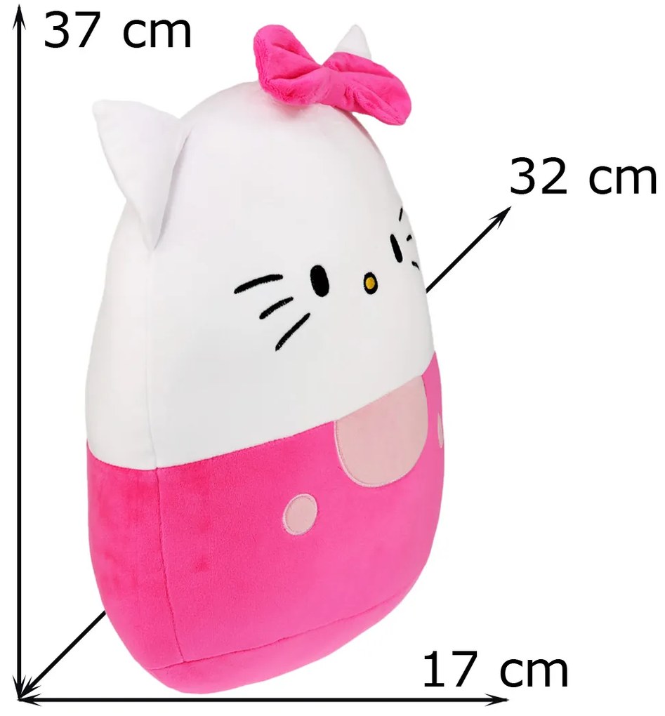TipTrade Squish vankúšik 37x32x17 cm - Hello Kitty