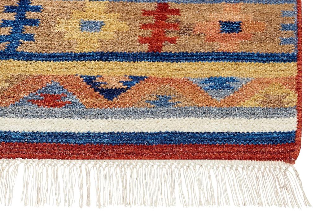 Vlnený kelímový koberec 80 x 150 cm viacfarebný NORAKERT Beliani