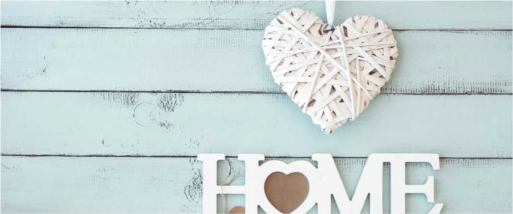 Obraz - I love home (120x50 cm)
