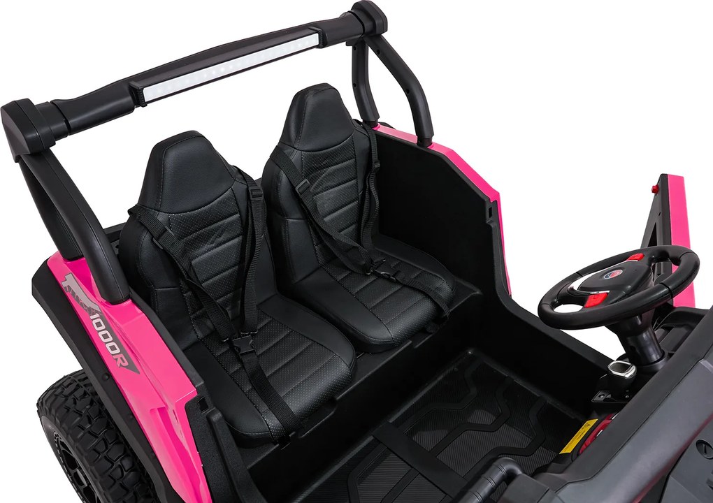 Ramiz Elektrická bugina Gravity pre deti ružová + pohon 4x4 + diaľkové ovládanie