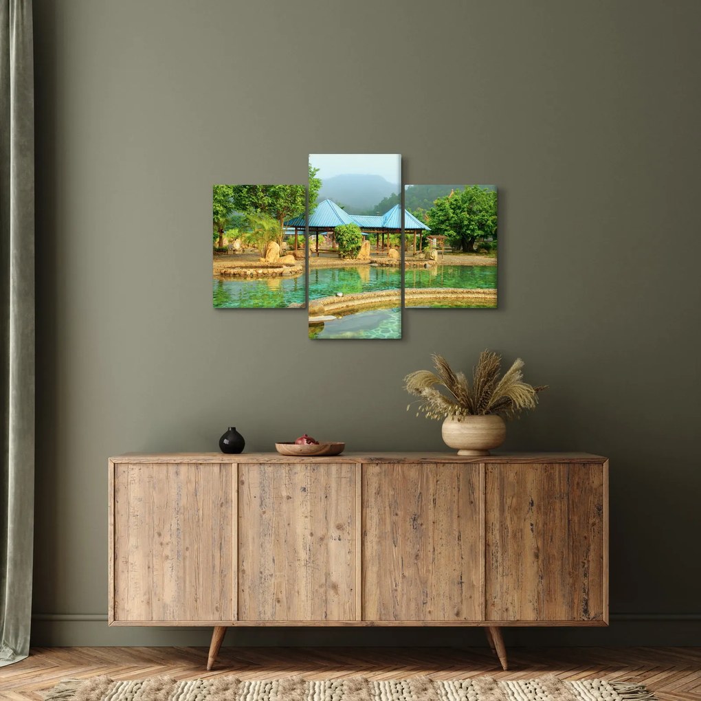 Obraz - Shanghai hotel park (90x60 cm)