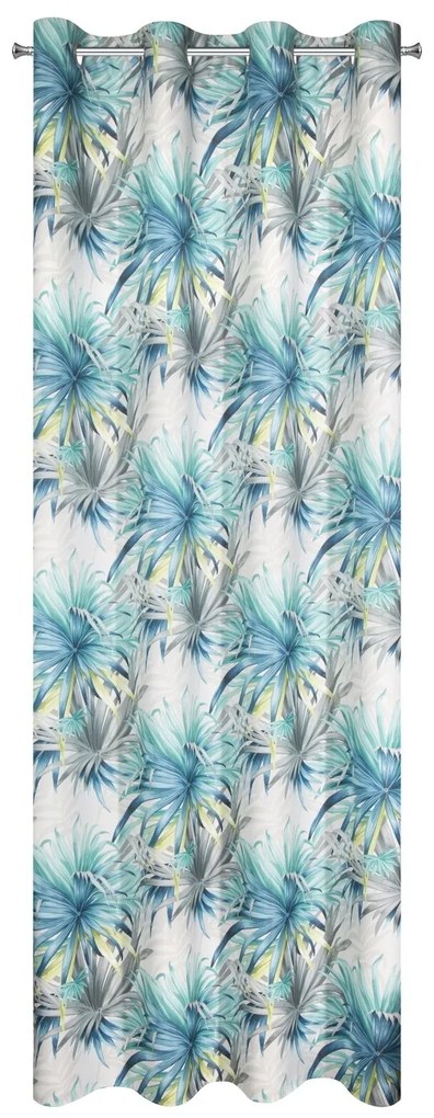 ZATEMŇOVACÍ ZÁVES NA KRÚŽKOCH INGRID 140X250 CM VZOROVANÁ