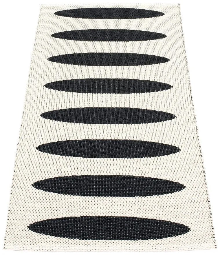 Čierny vnútorný a vonkajší behúň 70x150 cm Ella Black – Pappelina