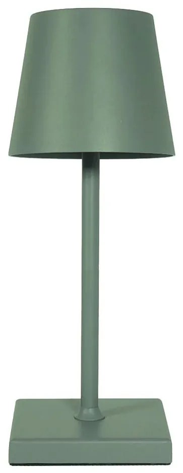 LED Stmievateľná nabíjacia dotyková stolná lampa LED/3,5W/5V 5200mAh zelená