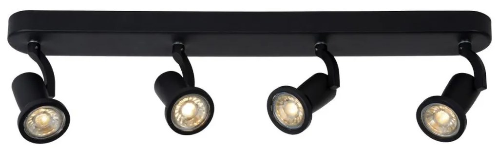 Lucide 11903/20/30 - LED bodové svietidlo JASTER-LED 4xGU10/5W/230V čierne