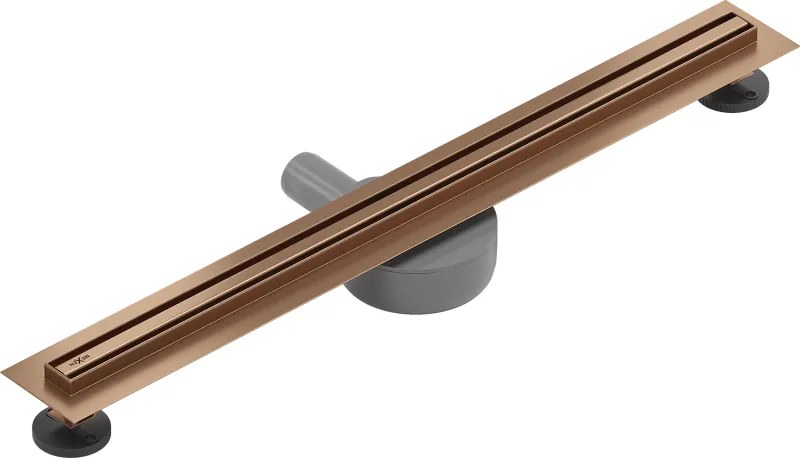 Mexen Flat 360° Slim sprchový žľab 70 cm, medená matná, 1C41070