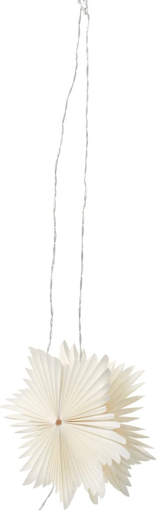 Papierová hviezda s LED diódami, malá