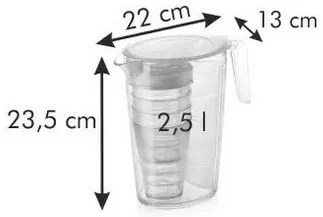 Tescoma Džbán s pohármi myDRINK 2,5 l, zelená 308802.25
